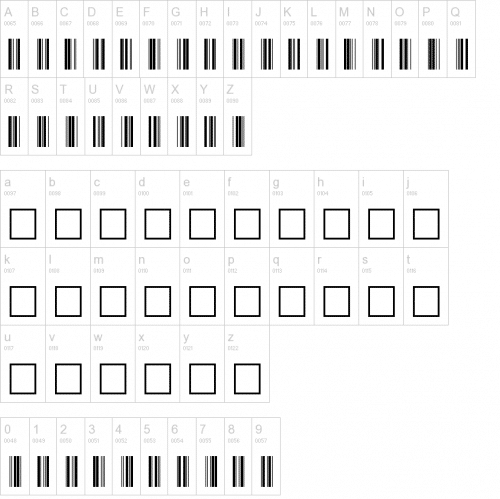 Barcode Font
