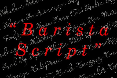 Barista Script Font