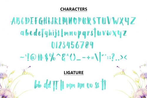 Barstilla Handpainted Typeface