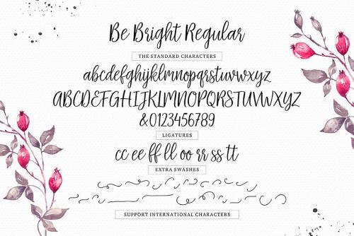 Be Bright Script Font