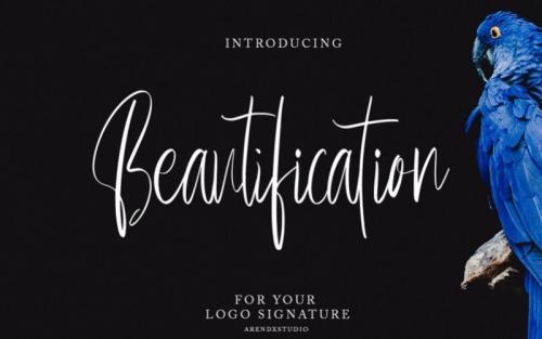 Beautification Handwritten Font