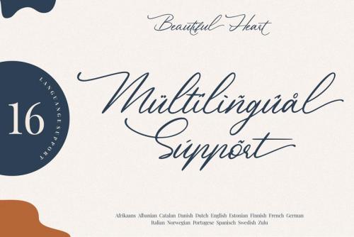 Beautiful Heart Script Font