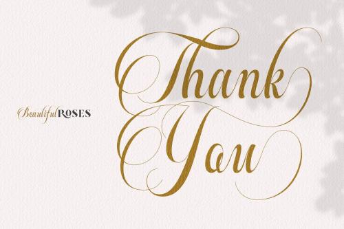Beautiful Roses Font