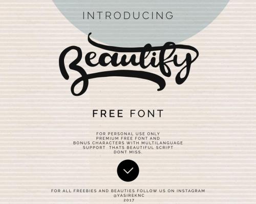 Beautify Script Font
