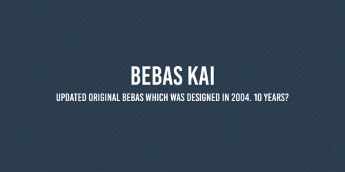 Bebas Kai Font