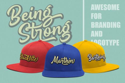 Being Strong Script Font