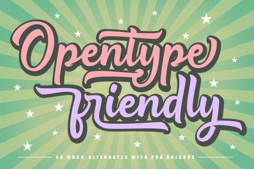 Being Strong Script Font