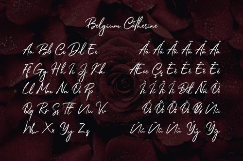 Belgium Catherine Handwritten Font