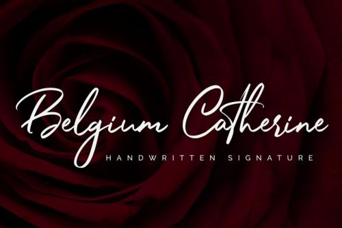 Belgium Catherine Handwritten Font