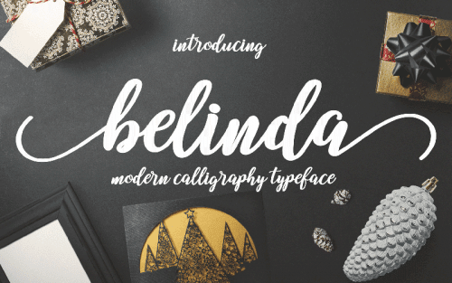 Belinda Calligraphy Font