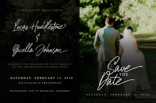 Belle Hamilton Font Duo