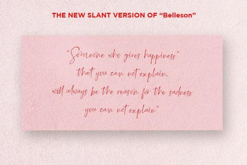 Belleson Luxury Script Font
