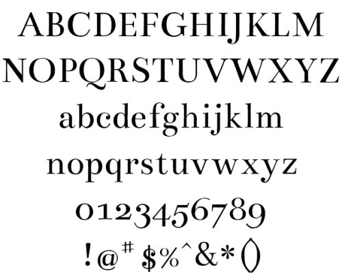 Bentham Font