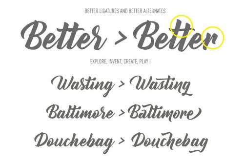 Bernadette Rough Font