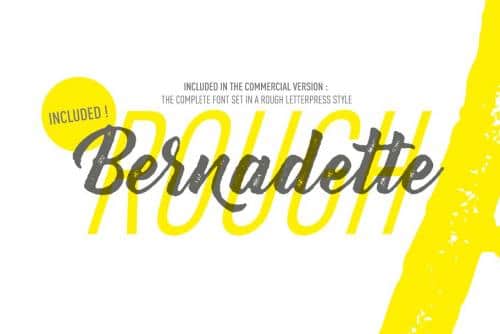 Bernadette Rough Font