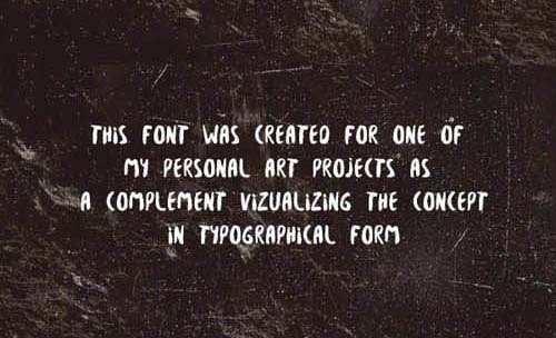 Besom Handwritten Brush Font