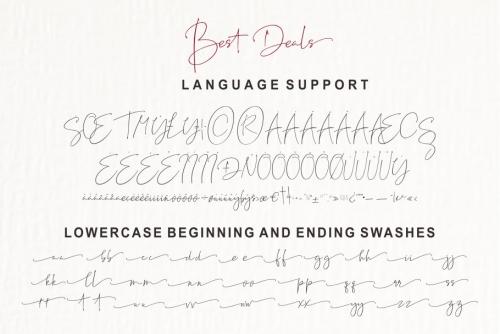Best Deals Script Font
