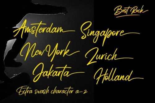 Best Rock Handwritten Font