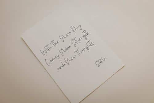 Bethan White Monoline Script Font