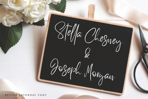 Better Saturday Script Font