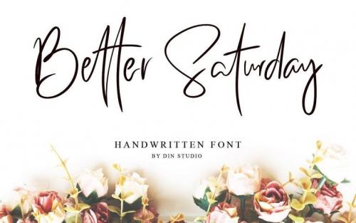 Better Saturday Script Font
