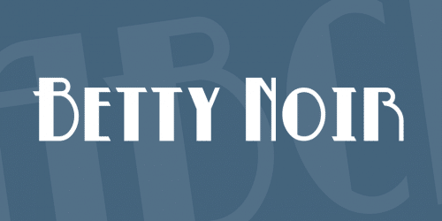 Betty Noir Font