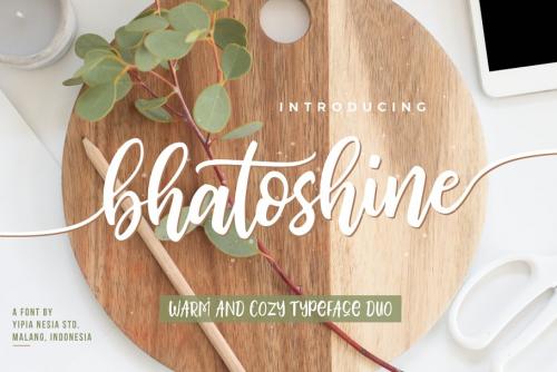 Bhatoshine Script Font