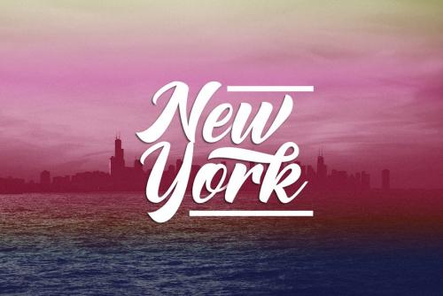 Big Blue Bold Script Font