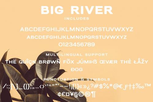 Big River Font Family