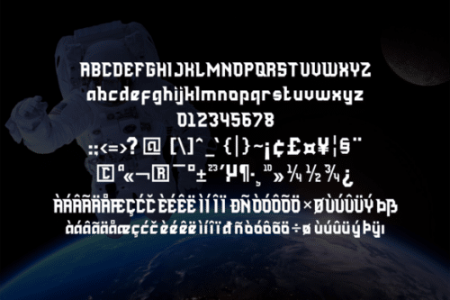 Big Space Font