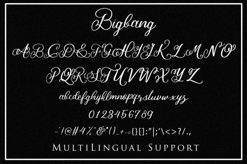 Bigbang Handwritten Font