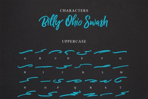 Billy Ohio Brush Font