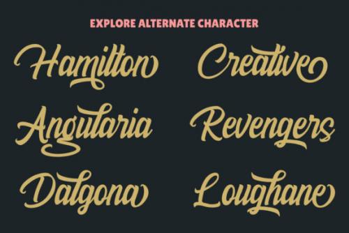 Billyana Script Font