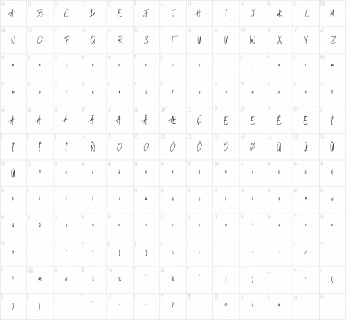 Bird House Handwritten Font