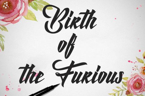 Birth of the Furious Font