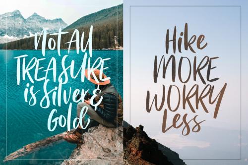 Bitter Rose Brush Font