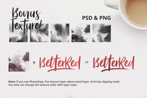Bitter Rose Brush Font