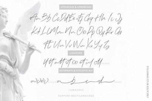 Black Angel Signature Font