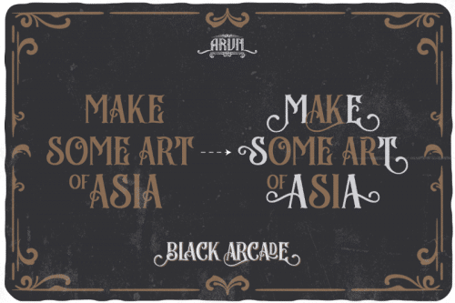 Black Arcade Blackletter Font