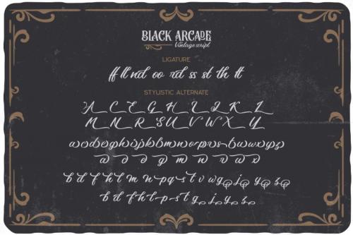 Black Arcade Blackletter Font