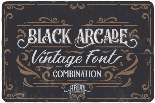 Black Arcade Blackletter Font