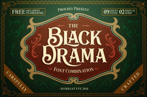 Black Drama Typeface