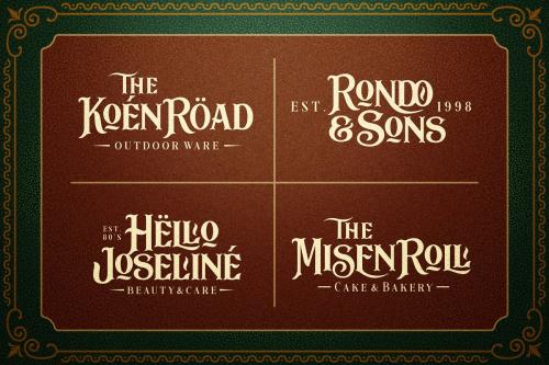 Black Drama Typeface