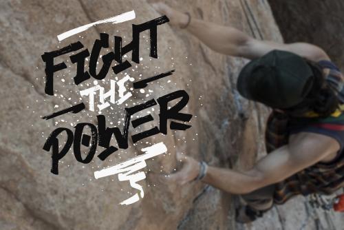 Black Finger Brush Font