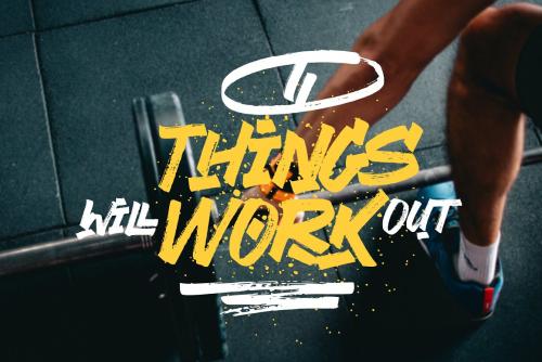 Black Finger Brush Font