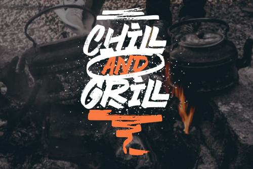 Black Finger Brush Font