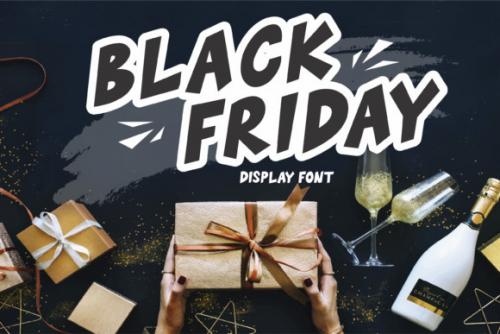 Black Friday Display Font