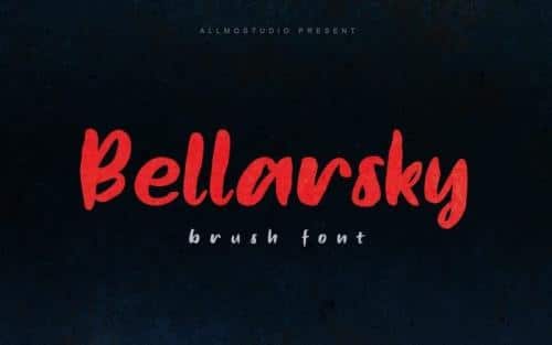 Black Hummer Script Font