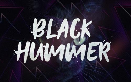 Black Hummer Script Font