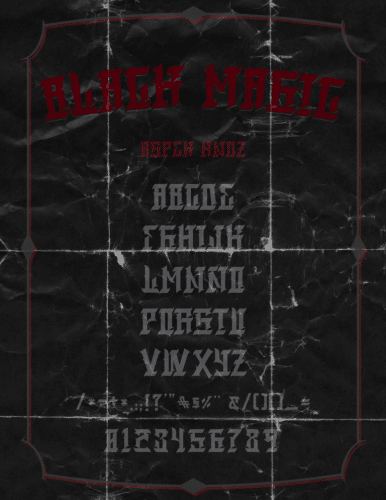 Black Magic Font